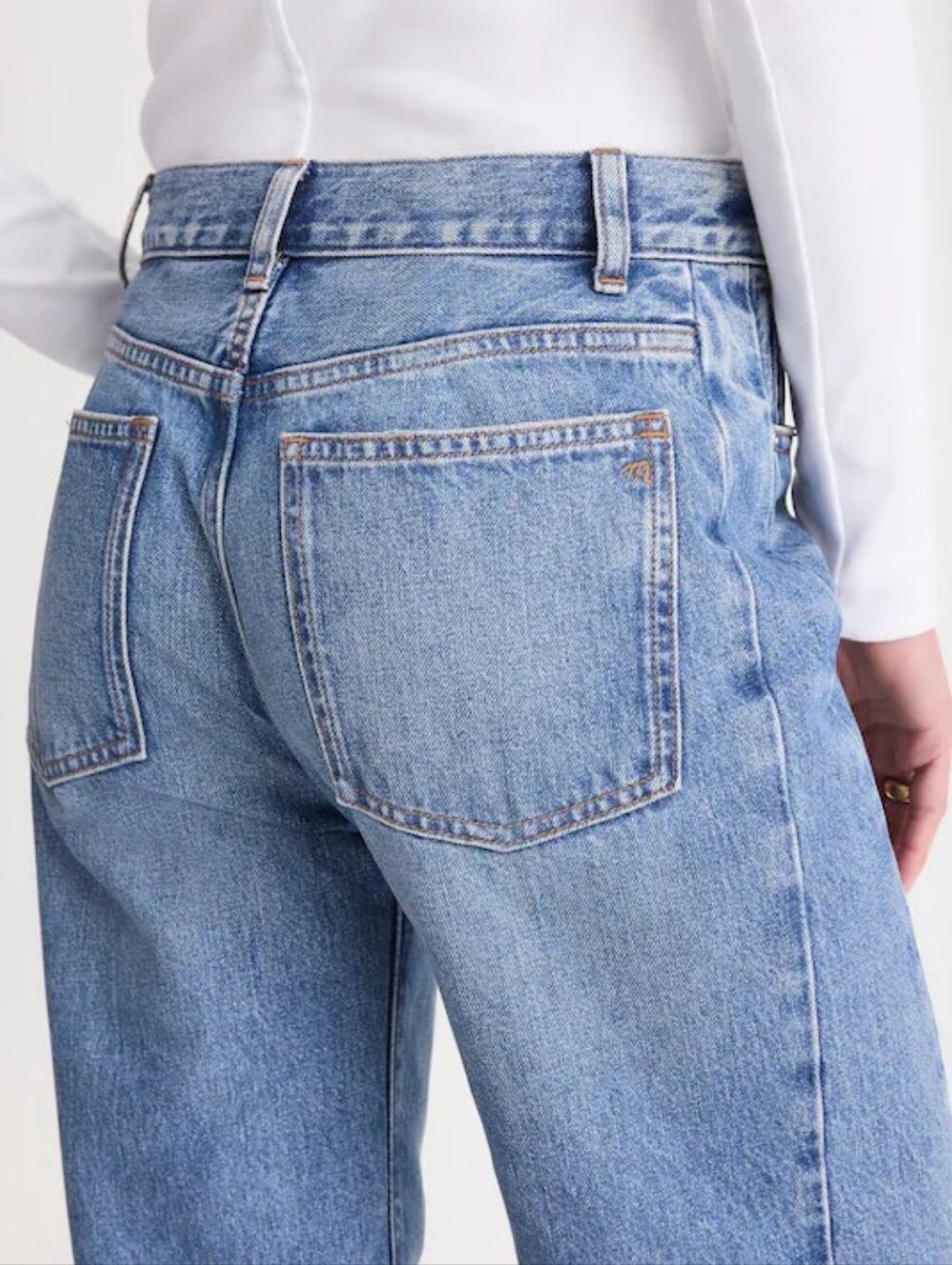 NWT Madewell pieced barrel leg jeans, W29 - Picture 5 of 12